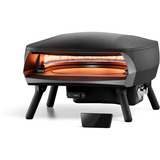 Witt Pizzaofen ETNA Rotante 16" Control Mat Black schwarz (matt), für Pizzen bis ca. Ø 40cm, rotierender Pizzastein