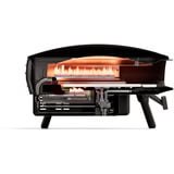 Witt Pizzaofen ETNA Rotante 16" Control Mat Black schwarz (matt), für Pizzen bis ca. Ø 40cm, rotierender Pizzastein