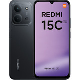 Xiaomi Redmi 15C 5G 128GB, Handy Midnight Black, Hyper OS, 4 GB