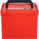 fischer L-BOXX FLB 374, leer, Werkzeugkiste rot/schwarz