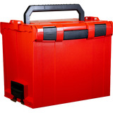 fischer L-BOXX FLB 374, leer, Werkzeugkiste rot/schwarz