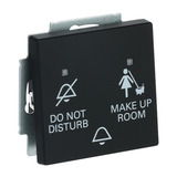0 Klingeltaster Einzelgerät Do Not Disturb Make Up Room schwarz, Retail