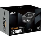 ASUS TUF-GAMING-1200P, PC-Netzteil schwarz, 1x 12-Pin High Power GPU, 3x PCIe, Kabelmanagement, 1200 Watt