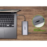 Acer 12-in-1 Type C Dongle, Dockingstation silber, HDMI, USB-A