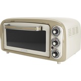 Ariete Mini-Backofen Vintage Beige weiß/beige, 1.380 Watt, 18 Liter