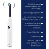 Beurer TB 15 Green Planet, Elektrische Zahnbürste weiß