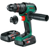 Bosch Heimwerken & Garten Akku-Schlagbohrschrauber AdvancedImpact 18V-80 QuickSnap grün/schwarz, 2x Li-Ionen Akku 2,5Ah, Koffer, POWER FOR ALL ALLIANCE