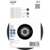 Bosch PRO Backing Pad, Gummi-Schleifteller Ø 115mm schwarz, weich, für Winkelschleifer