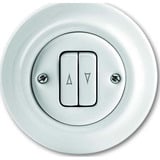 Busch-Jaeger Jalousietaster Einsatz Porzellan 2022/4 UJ-64 weiß, Retail