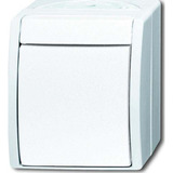 Busch-Jaeger Kreuzschalter 2601/7 W-54 weiß (matt), Retail