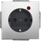 Busch-Jaeger Schutzkontakt Steckdose mit zwei USB Anschlüssen anthrazit, Retail