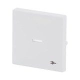 Busch-Jaeger Wippe mit Aufdruck weiß, Retail