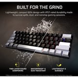Corsair CLIPPER PRO MINI 60, Gaming-Tastatur schwarz, DE-Layout, Corsair MGX Hyperdrive