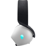 Dell Alienware Tri-Mode Wireless AW725H  Lunar Light, Gaming-Headset weiß, Hi-Res Audio, Bluetooth, 2,4 GHz, Kabel