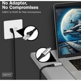 Digitus USB-C 3.2 Gen1 > RJ-45 Ethernet Kabel, 1Gbit/s, Adapter schwarz, 3 Meter, 10/100/1.000Mbit/s