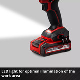 EINHELL Professional Akku-Schlagschrauber TP-CI 18/250-C Li BL - Solo, 18Volt rot/schwarz, ohne Akku und Ladegerät
