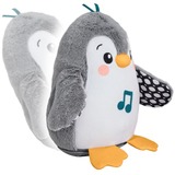 Fisher-Price Flatter & Wackel Pinguin, Kuscheltier schwarz/weiß