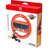 HORI Mario Kart Lenkrad Attachment (Mario), Austausch-Lenkrad rot