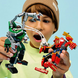 LEGO 76338 Marvel Super Heroes Mech-Duell: Spider-Man vs. Doc Ock, Konstruktionsspielzeug 
