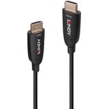 Lindy Fibre Optic Hybrid HDMI 2.1 8K60 Kabel schwarz, 30 Meter, AOC-Kabel