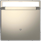 Merten Card Schalter mit Beleuchtung und separatem Meldekontakt System Design grau, Retail