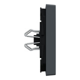 Merten Wippe Licht Wechselschalter Kreuzschalter Taster einteilig anthrazit, Retail