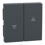 Merten Wippe zweiteilig für Rollladen-Schalter und Taster Einsatz Typ 435514 anthrazit anthrazit, Retail