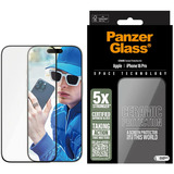 PanzerGlass Ceramic Displayschutz Ultra-Wide Fit, Schutzfolie transparent, iPhone 16 Pro, EasyAligner
