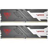 Patriot DIMM 32 GB DDR5-5600 (2x 16 GB) Dual-Kit, Arbeitsspeicher schwarz/weiß, PVV532G560C36K, Viper Venom, INTEL XMP