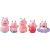 TOMY Peppa und Familie Badespritzer, Wasserspielzeug 