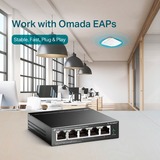 TP-Link TL-SG1005LP 5-Port-Gigabit-Switch mit 4 PoE+ -Ports schwarz