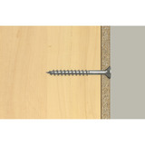fischer Spanplattenschraube PowerFast II 6,0x120 Senkkopf TX 100 Stück, mit Teilgewinde, Edelstahl A2