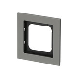 0 Abdeckrahmen, Abdeckung platin, Retail