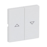 Busch-Jaeger Wippe zweiteilig für Jalousieschalter und Jalousietaster weiß (matt), Retail