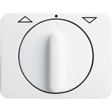 Busch-Jaeger Zentralscheibe Steuerwippe glänzend Jalousie mit Drehgriff, Abdeckung Retail