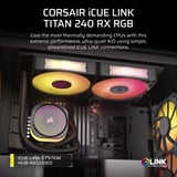 Corsair iCUE LINK TITAN 240 RX RGB Generalüberholt, Wasserkühlung schwarz