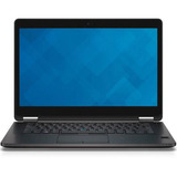 Dell Latitude E7470 Generalüberholt, Notebook schwarz, Intel® Core™ i7-6600U, 8 GB DDR4, 256 GB (256 GB SSD), Windows 10 Pro
