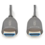 Digitus HDMI AOC Hybrid Glasfaserkabel, UHD 8K schwarz, 15 Meter