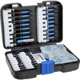 GEDORE Gedore Torsions-Bit-Set 32-teilig, Bit-Satz inkl. Bit-Halter, 1/4", in Kunststoffkoffer