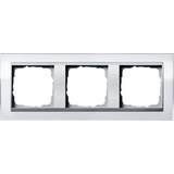 Gira Abdeckrahmen dreifach, Abdeckung weiß, Retail