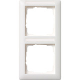Gira Rahmen 2fach mit Schriftfeld weiß (matt), Retail