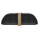 Gozney Dome Gen 2.0 Tür mit Dichtung schwarz, mit Luftschieber, für Dome Pizzaofen