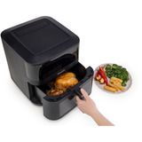 Hisense Heißluftfritteuse HAF2100DCD  schwarz, 2.100 Watt, Korb 7,7 Liter