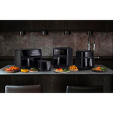 Hisense Heißluftfritteuse HAF2100DCD  schwarz, 2.100 Watt, Korb 7,7 Liter