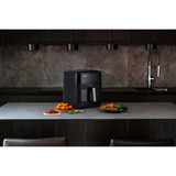 Hisense Heißluftfritteuse HAF2100DCD  schwarz, 2.100 Watt, Korb 7,7 Liter