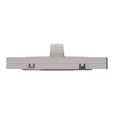 Merten Zentralplatte mit Rollladen-Tast-Rastschalter-Einsatz aus Metall grau, Retail