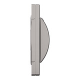 Merten Zentralplatte mit Rollladen-Tast-Rastschalter-Einsatz aus Metall grau, Retail