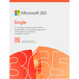 Microsoft Office M365 Single1 Person , Office-Software Deutsch, 1 Jahr für PC und MAC