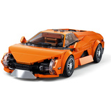 Sluban ModelBricks Oranger Sportwagen, Konstruktionsspielzeug 