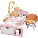 Smoby Baby Nurse Puppenwiege mit Himmel, Puppenmöbel 